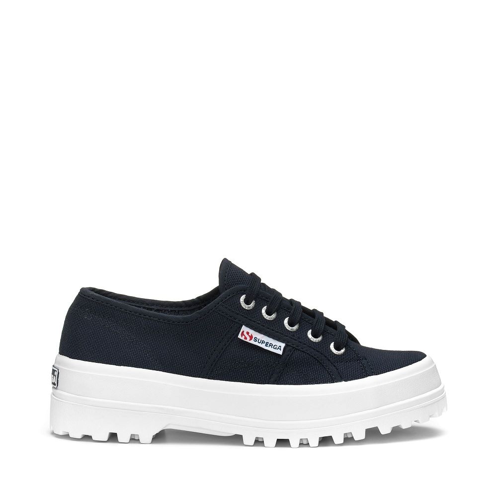 Superga 2555 Alpina Blue Low Top Sneakers - Women's Sneakers USA | US2350566